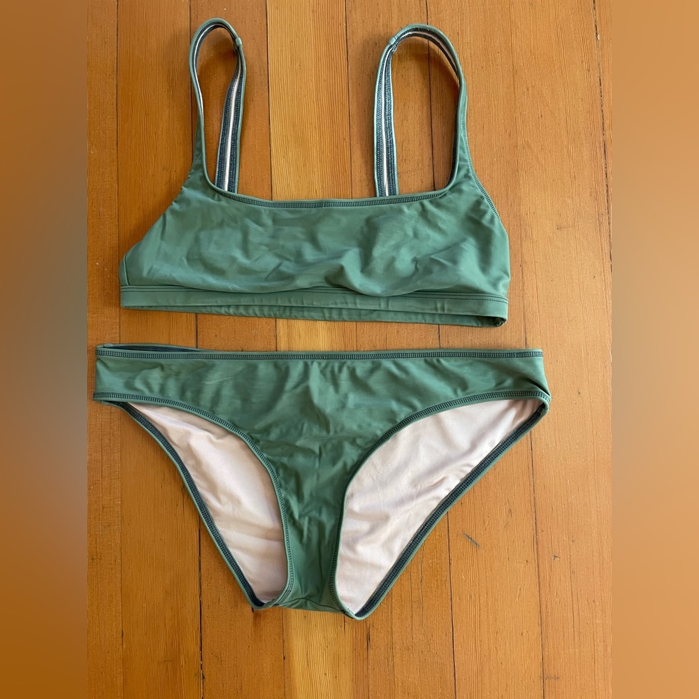 Madewell Second Wave Classic Bikini: Contrast-Stitched Editions